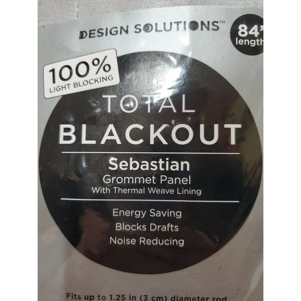 Design Solutions Total Blackout Curtain